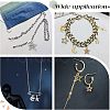SUPERFINDINGS 2 Bags 2 Colors Tibetan Style Pendants FIND-FH0003-66-6
