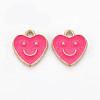 Alloy Enamel Charms X-ENAM-T016-12A-RS-2