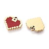 304 Stainless Steel Enamel Charms STAS-T064-71G-01-2