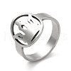 201 Stainless Steel Finger Rings RJEW-G278-11P-1