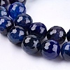 Natural Agate Round Beads Strand G-L084-10mm-27-3
