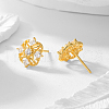 S925 Sterling Silver Clear Cubic Zirconia Stud Earrings LR5887-1-3