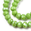 Electroplate Glass Beads Strands EGLA-A034-P8mm-A28-3