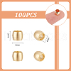 Unicraftale 100Pcs Long-Lasting Plated Brass European Beads KK-UN0002-88-3