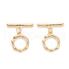 Brass Toggle Clasps KK-T062-200G-NF-1