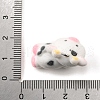 Flocky Opaque Resin Pendants FIND-U030-07P-3