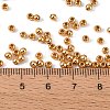 Rack Plating Brass Round Spacer Beads KK-I601-3mm-G-RS-3