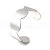 304 Stainless Steel Open Cuff Bangles BJEW-S172-02P-2