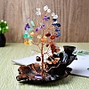 Natural Mixed Gemstone Chips Tree of Life Decorations PW-WGAFFC2-04-1