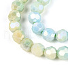 Electroplate Glass Beads Strands EGLA-T021-6mm-15-09-3