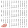 20Pcs 201 Stainless Steel Screw Eye Pin Peg Bails STAS-LP0001-21-1