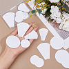 DICOSMETIC 2 Bags 2 Styles Paper Quilting Templates DIY-DC0003-02-3