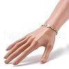 Glass Faceted Beads Stretch Bracelets BJEW-JB06534-3