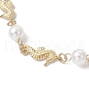 Alloy Sea Horse Link Bracelets BJEW-JB11841-3
