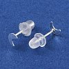 999 Fine Silver Stud Earrings for Women EJEW-S215-30S-03-3
