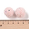 Handmade Luminous Polymer Clay Rhinestone Fancy Beads CLAY-H003-04E-4