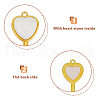 HOBBIESAY 12Pcs 12 Style Natural & Synthetic Gemstone Pendants G-HY0001-09-3