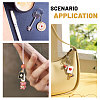 CHGCRAFT 48Pcs 8 Styles Alloy Enamel Pendants FIND-CA0009-08-7