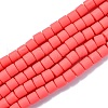 Handmade Polymer Clay Bead Strands X-CLAY-ZX006-01F-2