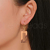 Transparent Resin & Walnut Wood Pendants RESI-CJ0001-77-7