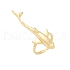 Brass Cuff Rings for Women RJEW-C122-01G-4