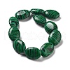 Synthetic Malachite Beads Strands G-P528-M06-01-3