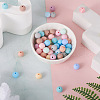 140Pcs 14 Colors Food Grade Eco-Friendly Silicone Beads SIL-TA0001-26-5