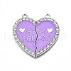 Alloy Enamel Split Pendant ENAM-S130-25C-1