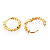 304 Stainless Steel Hoop Earrings for Women EJEW-N059-20G-2
