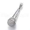 304 Stainless Steel Big Pendants STAS-G126-06A-1