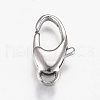 Tarnish Resistant Polished 316 Surgical Stainless Steel Lobster Claw Clasps STAS-Z013-05A-1