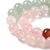 Chakra Natural Yellow Jade & Crystal Quartz & Green Aventurine & Rose Quartz & Carnelian & Sodalite & Amethyst Beads Strands G-NH0002-E03-10mm-4