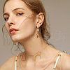 DICOSMETIC 18Pcs 3 Color 201 Stainless Steel Stud Earring Findings STAS-DC0014-84-6