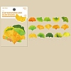 Pick Light Plant Copper Plate Sticker Leaf Language Light Song Series Natural Hand Account Material DIY 30 Pieces 8 Options PW-WG01F30-07-1