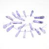 Electroplated Natural Quartz Crystal Beads Strands G-G890-B-02-2