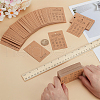120Pcs Kraft Paper Handmade Price Tags CDIS-FG0001-60-3