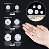 CHGCRAFT 82Pcs 3 Sizes Natural Selenite Beads Strands G-CA0001-02-2