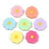 Flower Food Grade Silicone Focal Beads SIL-A011-02A-1