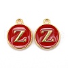 Golden Plated Alloy Enamel Charms ENAM-S118-03Z-1