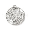 Brass Micro Pave Cubic Zirconia Pendants KK-P290-52P-02-1