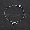 12 Constellations Alloy Rhinestone Link Bracelets WG43B2B-13-1