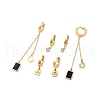 Ion Plating(IP) 3Pairs 3 Styles 304 Stainless Steel Hoop Earrings EJEW-A114-06G-1