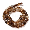 Natural Banded Agate(Dyed & Heated) Beads Strands G-C179-A6mm-20-3