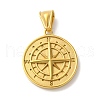 304 Stainless Steel Pendants STAS-B073-04G-1