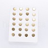 304 Stainless Steel Ear Studs EJEW-G189-70G-2