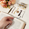 SUNNYCLUE 20Pcs 20 Styles Tibetan Style Alloy Bookmarks TIBE-SC0001-97-3