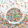 Baking Paint Glass Twist Bugle Beads SEED-N007-24A-2