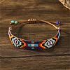 Bohemian Style Geometric Glass Seed Bead Handmade Bracelet for Women HL6362-7-1