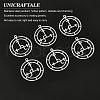 Unicraftale 10Pcs 304 Stainless Steel Sigil of Lilith Pendants STAS-UN0028-57-4