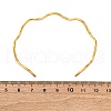 304 Stainless Steel Cuff Bangle for Women BJEW-C076-05G-5